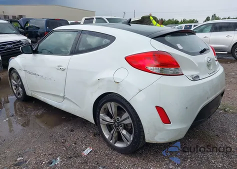 2012 Hyundai Veloster Base W/Gray from USA, damaged, VIN KMHTC6AD2CU030473